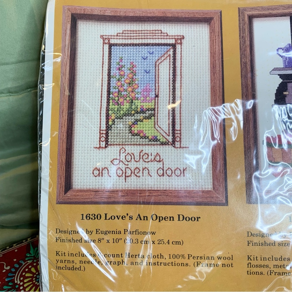 80s “Love Is” Cross Stitch Kit